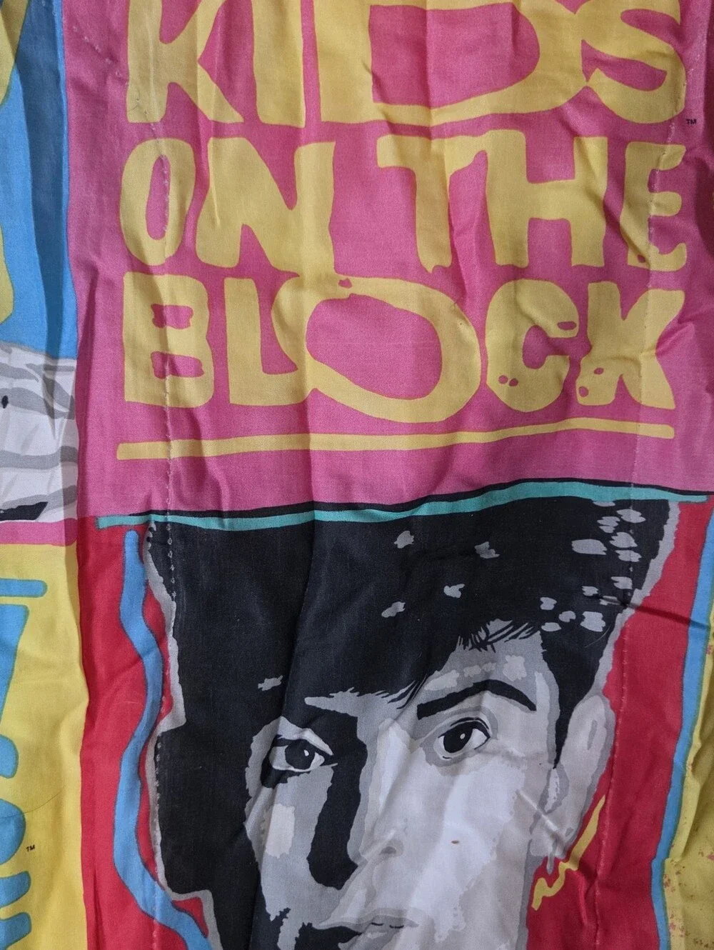 New Kids on the Block vintage 1990 teen sleeping bag VGUC - Picture 7 of 9